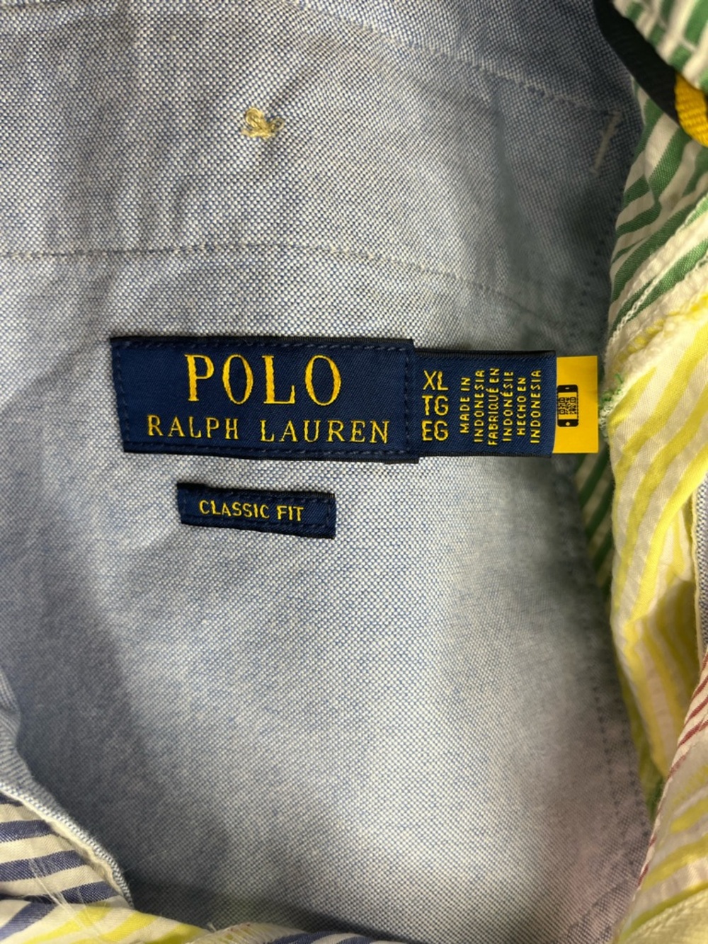 Polo Ralph Lauren Shorts Seersucker Stripe Men’s Deck Shorts XL - Picture 5 of 10